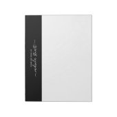 Berufliche moderne Schrift Notizblock (Rotiert)