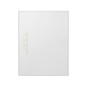 Berufliche moderne Schrift Notizblock (Rotiert)