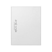Berufliche moderne Schrift Notizblock (Rotiert)