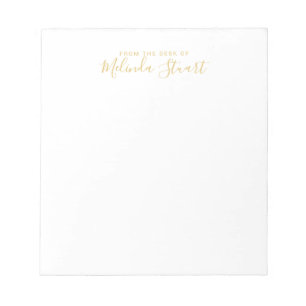 Berufliche moderne Schrift Notizblock