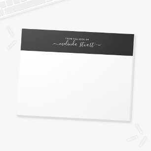 Berufliche moderne Schrift Notizblock