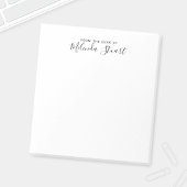 Berufliche moderne Schrift Notizblock