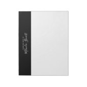 Berufliche moderne Schrift Notizblock (Rotiert)