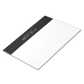 Berufliche moderne Schrift Notizblock (angewinkelt)