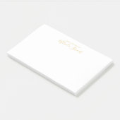 Berufliche moderne Schrift Post-it Klebezettel (angewinkelt)