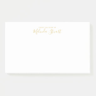 Berufliche moderne Schrift Post-it Klebezettel