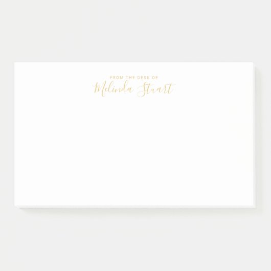 Berufliche moderne Schrift Post-it Klebezettel (Vorderseite)