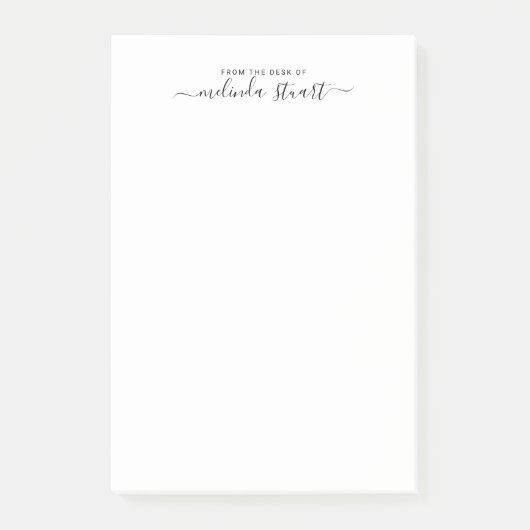 Berufliche moderne Schrift Post-it Klebezettel (Vorderseite)