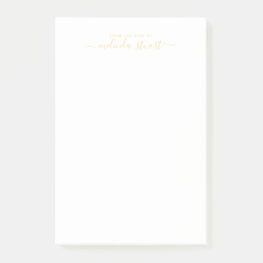 Berufliche moderne Schrift Post-it Klebezettel (Vorderseite)