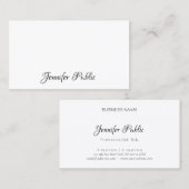 Berufliche, moderne und einfache Designvorlage Visitenkarte (Vorne/Hinten)