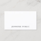 Berufliche, moderne und einfache Designvorlage Visitenkarte (Vorderseite)