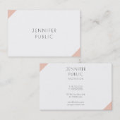 Berufliche, moderne und einfache Vorlage Visitenkarte (Vorne/Hinten)