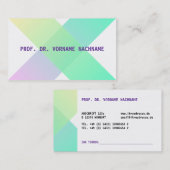 berufliche Moderne Visitenkarte (Vorne/Hinten)