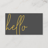 Berufliche moderne Visitenkarte (Vorderseite)