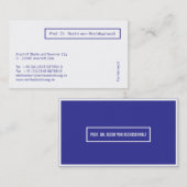 berufliche Moderne Visitenkarte (Vorne/Hinten)