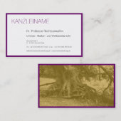 berufliche Moderne Visitenkarte (Vorne/Hinten)