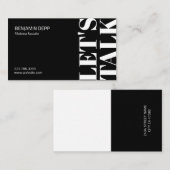 Berufliche moderne Visitenkarte (Vorne/Hinten)