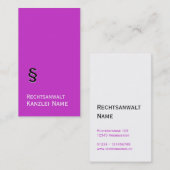 berufliche Moderne Visitenkarte (Vorne/Hinten)