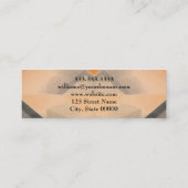 Berufliche moderne Visitenkarte Telefonnummerkarte (Rückseite)