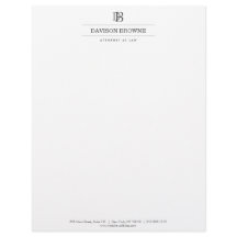 Berufliche Monogramm dunkelgrau auf weiß