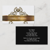 Berufliche Monogramm-Geschäfts-Karte Visitenkarte (Vorne/Hinten)