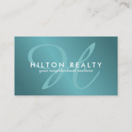 Berufliche Monogramm-Geschäfts-Karten-Schablone Visitenkarte