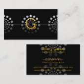 Berufliche Monogramm-Geschäfts-Karten Visitenkarte (Vorne/Hinten)