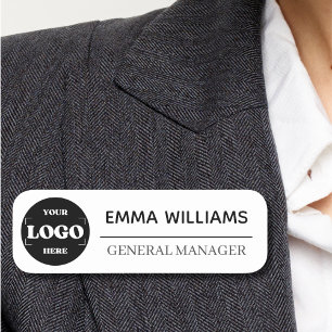 Berufliche Namensmarken mit Logo, Name-Tags-Magnet Namensschild