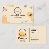 berufliche niedliche Kreditkarte Visitenkarte (Vorne/Hinten)