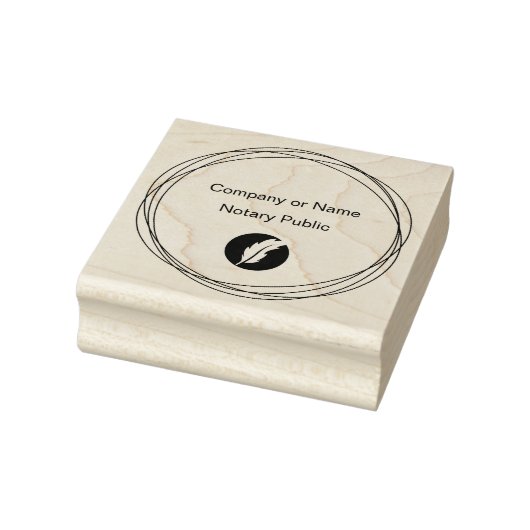 Berufliche Notar-Briefmarke Gummistempel (Stempel)