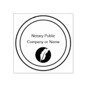 Berufliche Notar-Briefmarke Gummistempel (Prägung)