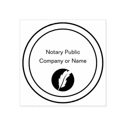 Berufliche Notar-Briefmarke Gummistempel (Prägung)