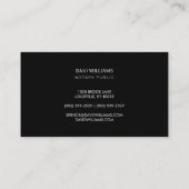 Berufliche Notar-Visitenkarte Visitenkarte (Rückseite)