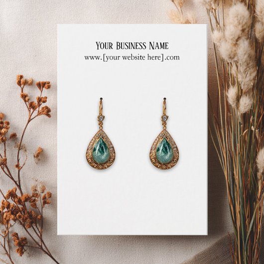 Berufliche Ohring-Visitenkarten