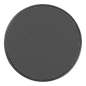 Berufliche Onyx Schwarz | Klassisches Elegant Eishockey Puck (Vorderseite)