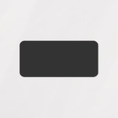 Berufliche Onyx Schwarz | Klassisches Elegant Etiketten (Design 2)