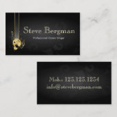 Berufliche Opern-Sänger-Anmerkungs-Melodien-Karte Visitenkarte (Vorne/Hinten)