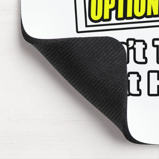 Berufliche Optionen Händler...Joke Mousepad (Ecke)