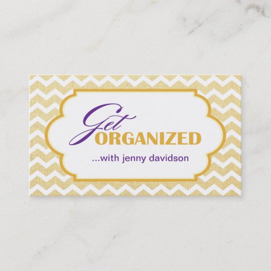 Berufliche Organisator-Geschäfts-Karten Visitenkarte (Vorderseite)