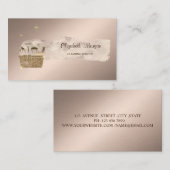 Berufliche Paint Stroke Glitzer Reinigung Visitenkarte (Vorne/Hinten)