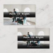 Berufliche Paketversanddienste Visitenkarte (Vorne/Hinten)