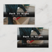 Berufliche Paketversanddienste Visitenkarte (Vorne/Hinten)