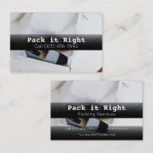 Berufliche Paketversanddienste Visitenkarte (Vorne/Hinten)