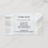Berufliche Palm Reader Palmistry Business Card Terminkarte (Rückseite)