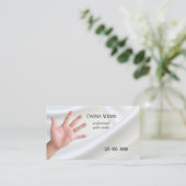 Berufliche Palm Reader Palmistry Business Card Terminkarte (Stehend Vorderseite)