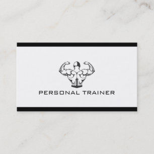 Berufliche Personal Trainer Business Card Visitenkarte