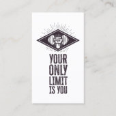 Berufliche Personal Trainer Fitness & Ernährung Visitenkarte (Vorderseite)