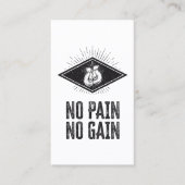 Berufliche Personal Trainer Fitness & Ernährung Visitenkarte (Vorderseite)