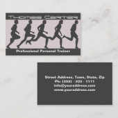 Berufliche Personal Trainer/Fitness-Karte Visitenkarte (Vorne/Hinten)