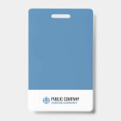 Berufliche Personalausweis für moderne Mitarbeiter Ausweis (Rückseite)